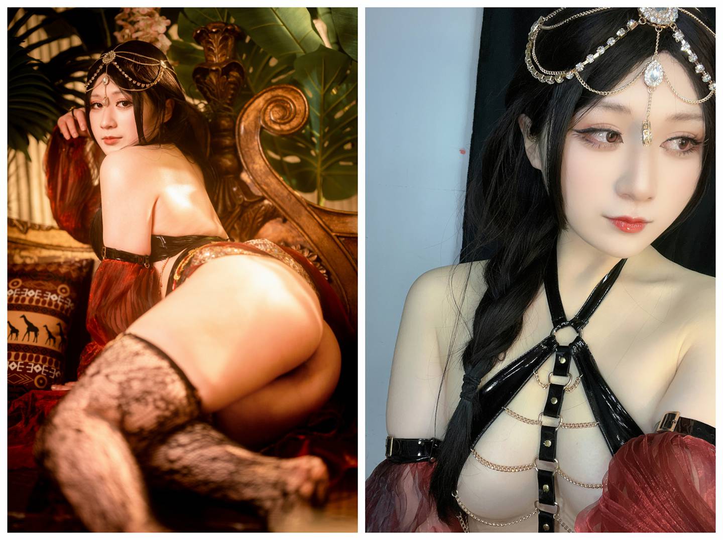 Zyra秋全新力作 异域舞娘的魅惑演绎，化身来自遥远国度的天使佳人，华丽服饰与曼妙舞姿相得益彰