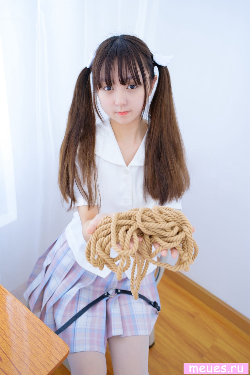 森萝写真：清纯团子校园风特辑｜元气少女运动服可爱写真集